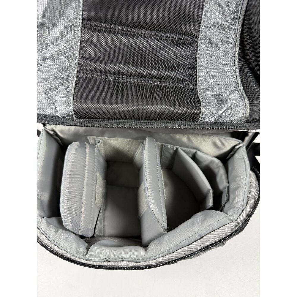 Lowepro Camera Backpack DSLR Photography Gear Laptop Bag Black Gray - Picture 9 of 13